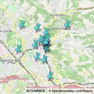 Mappa Via Santa Margherita, 06122 Perugia PG, Italia (0.595)