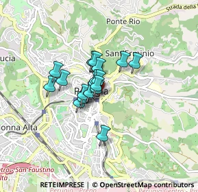 Mappa Via XIV Settembre, 06100 Perugia PG, Italia (0.496)