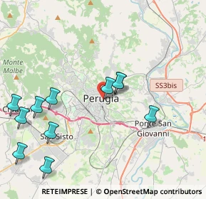 Mappa Via XIV Settembre, 06100 Perugia PG, Italia (4.78273)