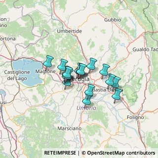 Mappa Via Santa Margherita, 06122 Perugia PG, Italia (8.83529)