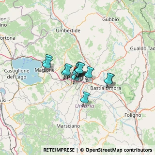 Mappa Via Santa Margherita, 06122 Perugia PG, Italia (6.96214)