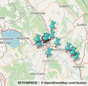 Mappa Palazzina Prosciutti, 06126 Perugia PG, Italia (10.61231)