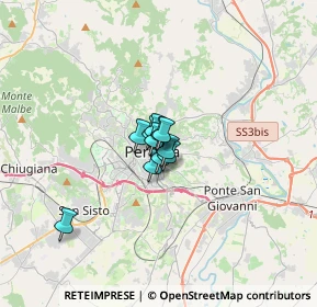 Mappa Viale Carlo Manuali, 06121 Perugia PG, Italia (1.29636)