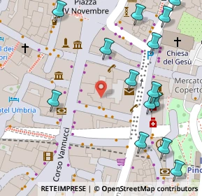 Mappa Via Mazzini Giuseppe, 06121 Perugia PG, Italia (0.1085)