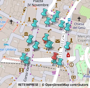 Mappa Corso Vannucci, 06121 Perugia PG, Italia (0.0535)