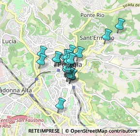 Mappa Via Mazzini Giuseppe, 06121 Perugia PG, Italia (0.5265)