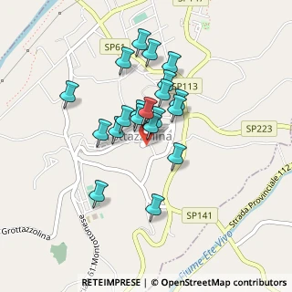 Mappa Via Enrico Berlinguer, 63833 Grottazzolina FM, Italia (0.3595)