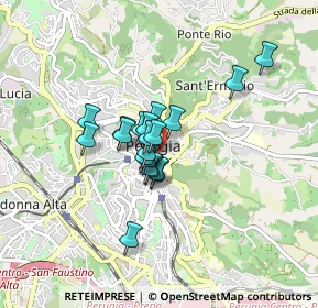 Mappa Piazza Giacomo Matteotti, 06121 Perugia PG, Italia (0.562)