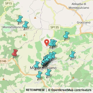 Mappa Via delle Pietrose, 53045 Montepulciano SI, Italia (2.103)
