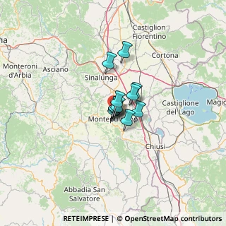 Mappa Via delle Pietrose, 53045 Montepulciano SI, Italia (5.45083)