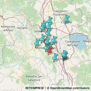 Mappa Via delle Pietrose, 53045 Montepulciano SI, Italia (10.81588)