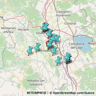 Mappa Via delle Pietrose, 53045 Montepulciano SI, Italia (10.3625)