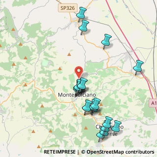 Mappa Via delle Pietrose, 53045 Montepulciano SI, Italia (4.6065)