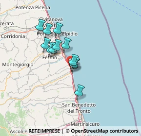 Mappa A14, 63824 Altidona FM, Italia (10.61333)