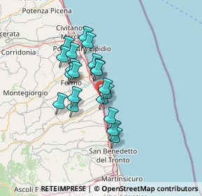 Mappa A14, 63824 Altidona FM, Italia (10.8825)