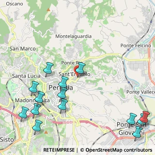 Mappa Via Carlo Cattaneo, 06122 Perugia PG, Italia (3.08357)