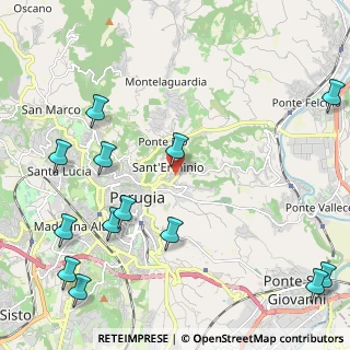 Mappa Via Carlo Cattaneo, 06122 Perugia PG, Italia (3.05)