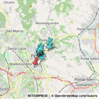 Mappa Via Carlo Cattaneo, 06122 Perugia PG, Italia (1.11667)