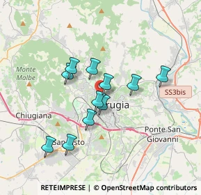 Mappa Via Annibale Vecchi, 06123 Perugia PG, Italia (2.98545)
