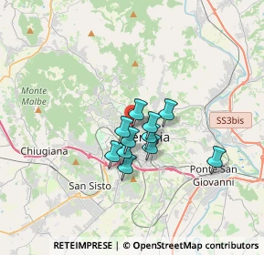 Mappa Via Annibale Vecchi, 06123 Perugia PG, Italia (2.24364)