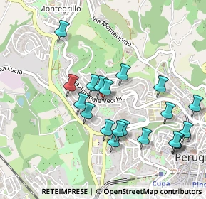 Mappa Via Annibale Vecchi, 06123 Perugia PG, Italia (0.5035)