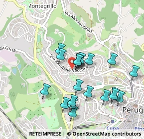 Mappa Via Annibale Vecchi, 06123 Perugia PG, Italia (0.46)