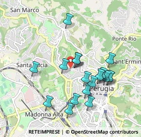 Mappa Via Annibale Vecchi, 06123 Perugia PG, Italia (0.891)