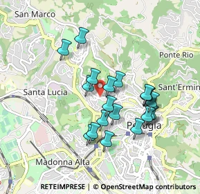 Mappa Via Giovanni Santini, 06123 Perugia PG, Italia (0.8075)