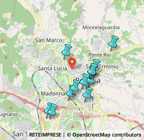 Mappa Via Annibale Vecchi, 06123 Perugia PG, Italia (1.70083)