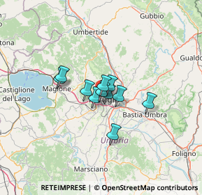 Mappa Via Annibale Vecchi, 06123 Perugia PG, Italia (7.43273)