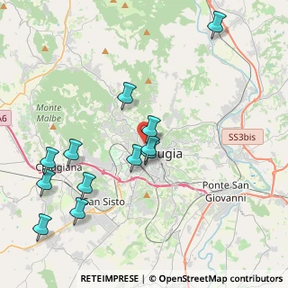 Mappa Via Ruggero Torelli, 06123 Perugia PG, Italia (4.52333)