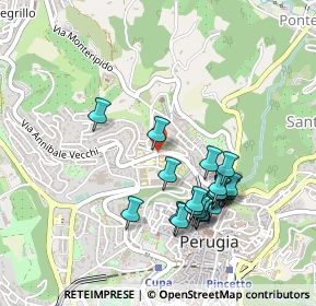 Mappa Via Francesco Innamorati, 06123 Perugia PG, Italia (0.471)