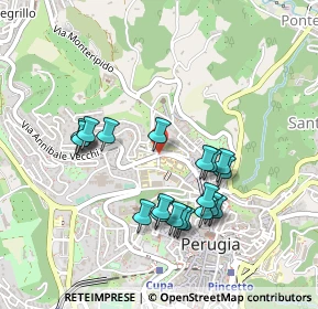 Mappa Via Francesco Innamorati, 06123 Perugia PG, Italia (0.457)