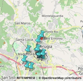 Mappa Via Francesco Innamorati, 06123 Perugia PG, Italia (1.83714)