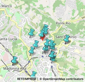 Mappa Via Francesco Innamorati, 06123 Perugia PG, Italia (0.8375)