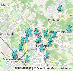 Mappa Via Francesco Innamorati, 06123 Perugia PG, Italia (1.064)