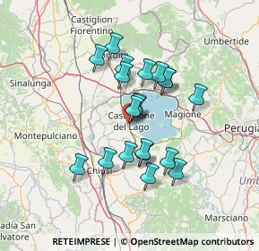 Mappa Via Enrico Fermi, 06061 Castiglione del Lago PG, Italia (11.572)