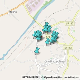 Mappa Via Giuseppe Ungaretti, 63844 Grottazzolina FM, Italia (0.25417)