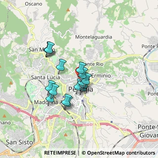 Mappa Via Benedetta, 06123 Perugia PG, Italia (1.38)
