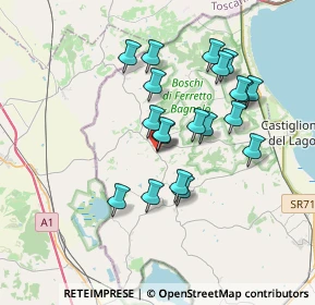 Mappa Via T.C. Fioretti, 06061 Castiglione del Lago PG, Italia (3.2845)