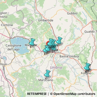 Mappa Strada Santa Lucia, 06127 Perugia PG (11.44182)