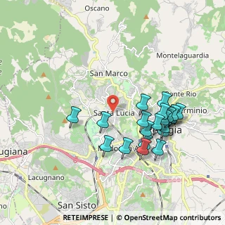 Mappa Strada Santa Lucia, 06127 Perugia PG (1.9525)