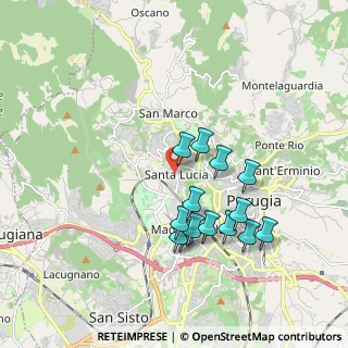 Mappa Strada Santa Lucia, 06127 Perugia PG (1.77143)