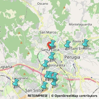 Mappa Strada Santa Lucia, 06127 Perugia PG (2.58091)
