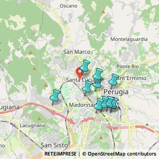 Mappa Strada Santa Lucia, 06127 Perugia PG (1.73909)