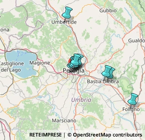 Mappa Via della Sposa, 06123 Perugia PG, Italia (17.00917)