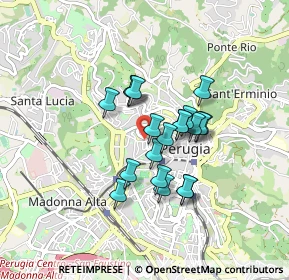 Mappa Via Orazio Antinori, 06100 Perugia PG, Italia (0.6495)