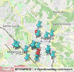 Mappa Via Orazio Antinori, 06100 Perugia PG, Italia (0.971)