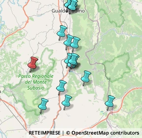 Mappa Via San Paolo, 06025 Nocera Umbra PG (7.899)