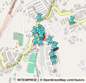 Mappa Via San Paolo, 06025 Nocera Umbra PG (0.148)